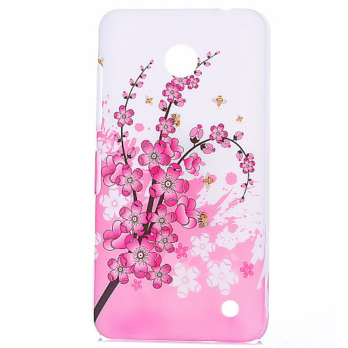 Plum Blossoms Pattern Plastic Hard Cover for Nokia N630