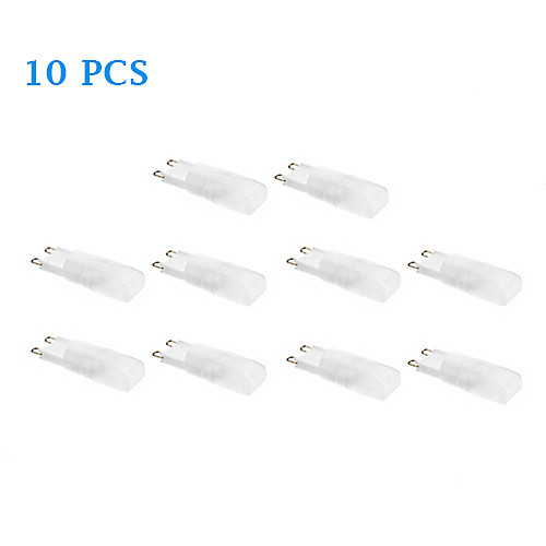 10Pcs G9 3W 220LM 3500K/6000K Warm White Cool White Light LED Bulb (220V)