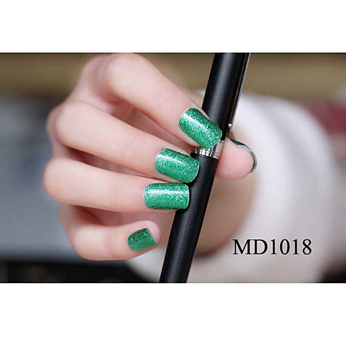 14pcs мода блеск порошок Nail Art Наклейки мкр no.1018 серии