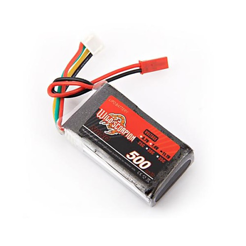 neewer аккумуляторная 11.1v 500mAh 25C Li-Po батарея для RC модели самолета