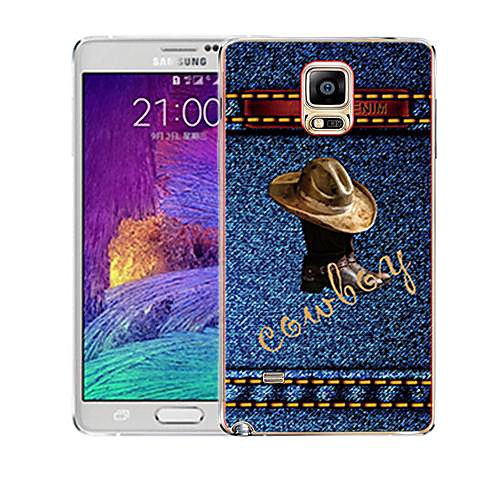 Samsung Galaxy Note 4 совместимый Графический/Мультфильмы/Специальный дизайн Пластик/Силикон Задняя панель