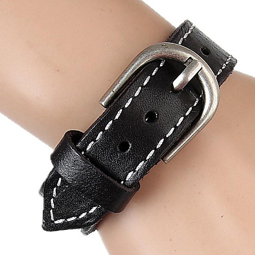 Leather Bracelet Retro Car Line Leather Strap