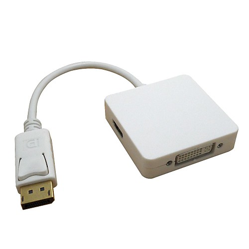 3 в 1 DisplayPort DP для HDMI DVI дп кабель адаптера