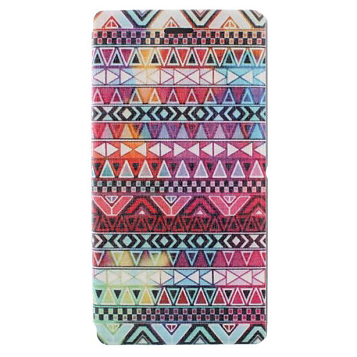 Delicate Stripe Pattern PU Leather Full Body Case with Card for Sony Xperia M2 S50h