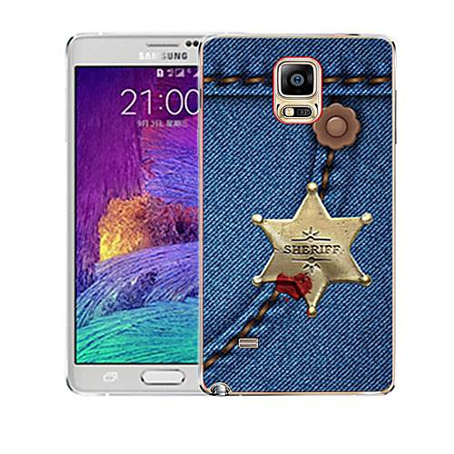 Samsung Galaxy Note 4 совместимый Графический/Мультфильмы/Специальный дизайн Пластик/Силикон Задняя панель