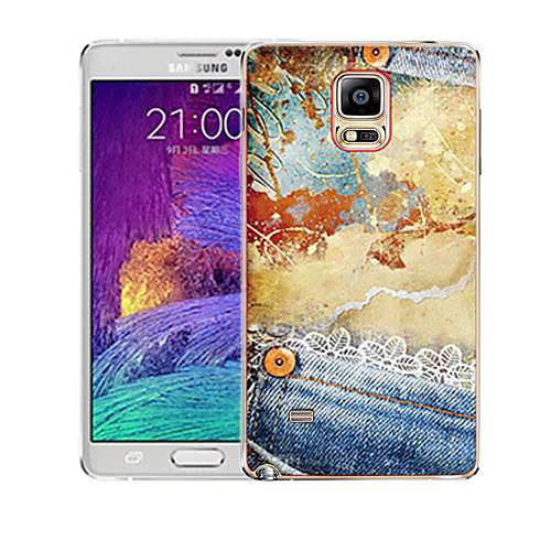 Samsung Galaxy Note 4 совместимый Графический/Мультфильмы/Специальный дизайн Пластик/Силикон Задняя панель