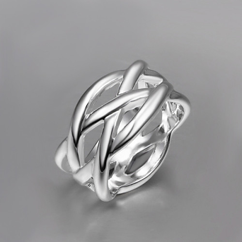Women's Ring Sterling Silver Silver Statement Ladies Unusual Unique Design Ring Jewelry Silver / Screen Color For Daily
Women's Ring Sterling Silver Silver Statement Ladies Unusual Unique Design Ring Jewelry Silver / Screen Color For Daily