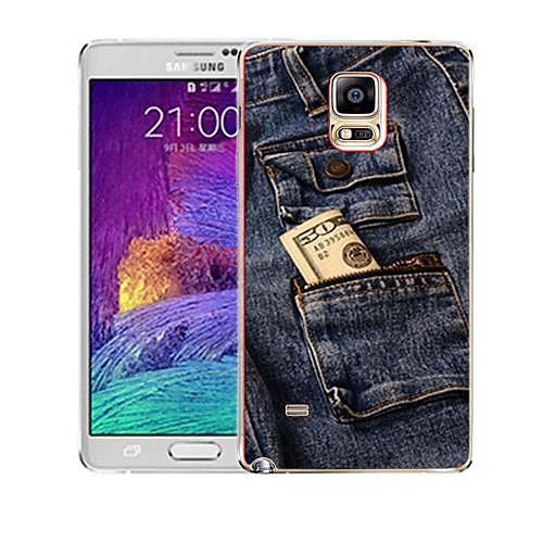 Samsung Galaxy Note 4 совместимый Графический/Мультфильмы/Специальный дизайн Пластик/Силикон Задняя панель