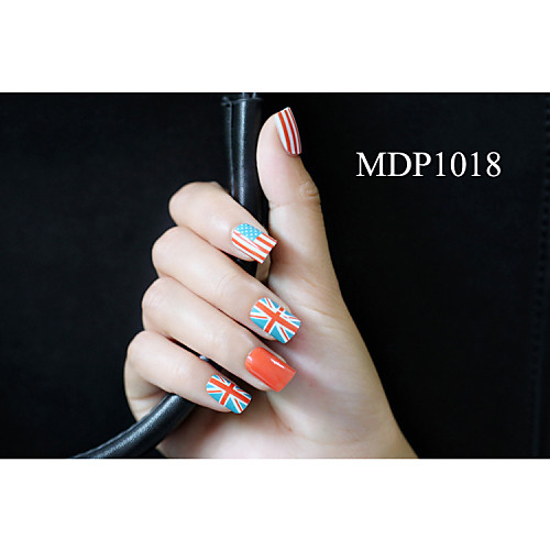 14pcs конфеты цвет мультфильм Nail Art Наклейки MDP no.1018 серии