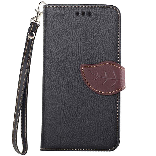 Exquisite Leaf Design PU Leather Full Body Case for HTC One M8 Mini (Assorted Color)