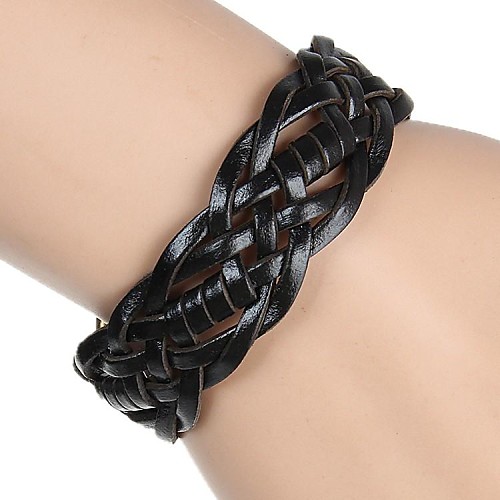 European And American Retro Hand-Woven Leather Bracelet (2 Colors)