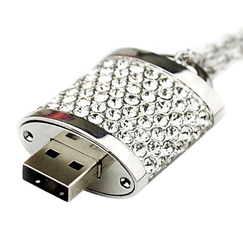 amotaios АМО-uq082 (16g) 16gb USB 2.0 Flash Pen Drive ожерелье / новинка / кристалл