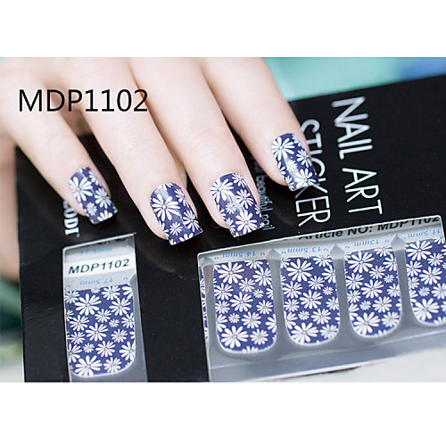 14pcs конфеты цвет мультфильм Nail Art Наклейки MDP no.1102 серии