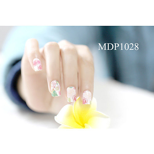 14pcs конфеты цвет мультфильм Nail Art Наклейки MDP no.1028 серии