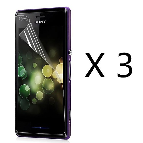 (3 шт) высокой четкости экран протектор для Sony Xperia м