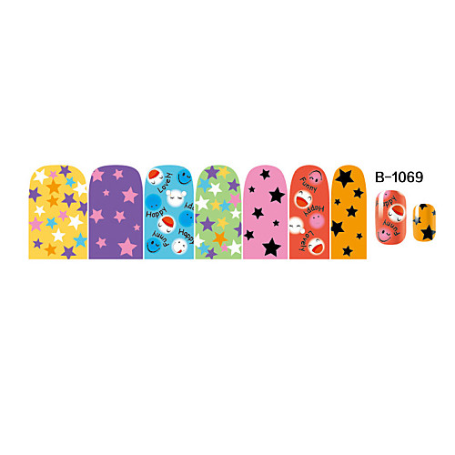 14pcs Nail Art наклейки серии B no.1069