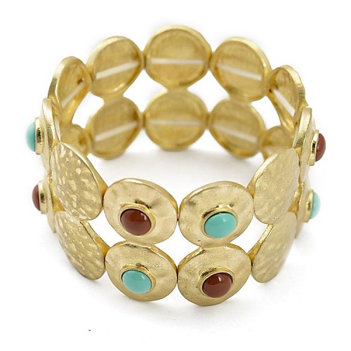 New Fashion Design Jewelry Hollow Out Gold Color Alloy Colorful Enamel Bangles And Bracelets for Women