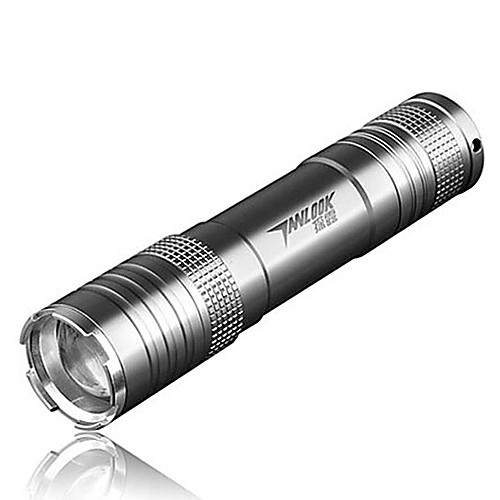 tanlu TL-S1 аккумуляторная 3-режим 1x CREE Q5 зум светодиодный фонарик (250LM, 1x18650, черный)