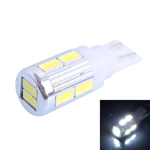 gc T10 4W 250LM 6000K 10x5630 SMD белый привело к поворота автомобиля рулевого света (DC 12-24В)