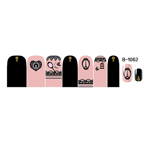 14pcs Nail Art наклейки серии B no.1062