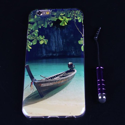 ультра тонкая защитная оболочка покрытие синий прохладный дизайн и емкость перо Iphone 6 (разных цветов)