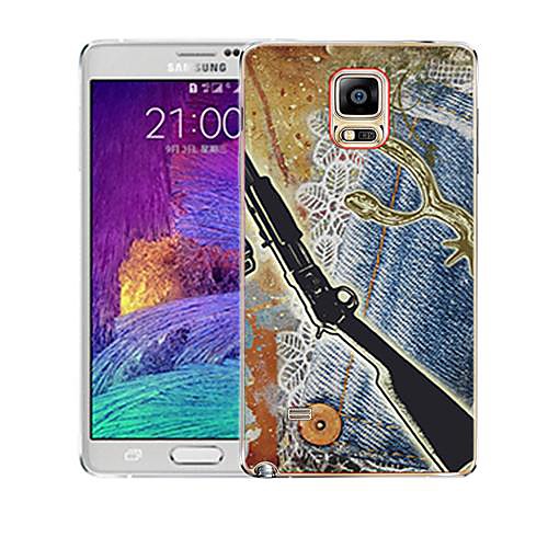 Samsung Galaxy Note 4 совместимый Графический/Специальный дизайн/Изображение бренда Пластик/Силикон Задняя панель