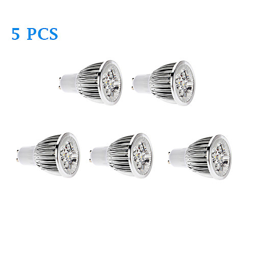 5Pcs Dimmable GU10 5W 450-500LM 3500K/6000K Warm White Cool White Light LED Spot Bulb (220V)