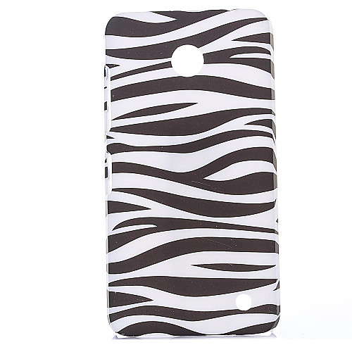 Attractive Zebra Style Pattern Plastic Hard Cover for Nokia N630