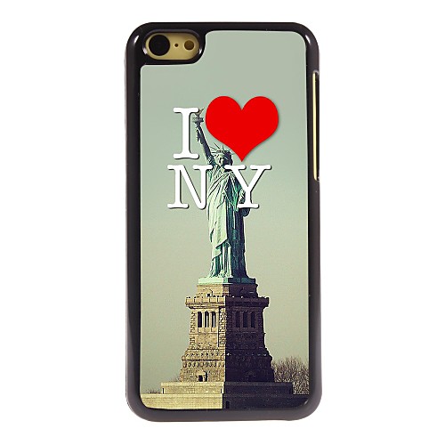 я люблю Newyork алюминиевая конструкция трудный случай для IPhone 5с