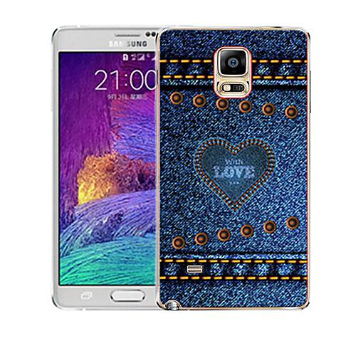 Samsung Galaxy Note 4 совместимый Графический/Мультфильмы/Специальный дизайн Пластик/Силикон Задняя панель