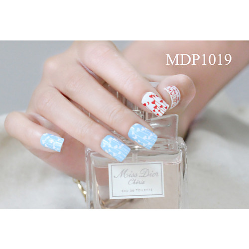 14pcs конфеты цвет мультфильм Nail Art Наклейки MDP no.1019 серии