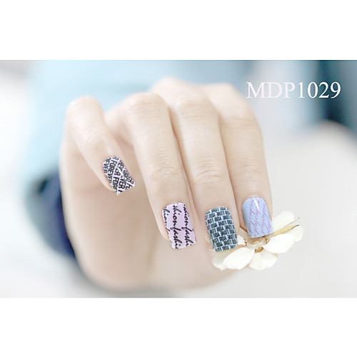 14pcs конфеты цвет мультфильм Nail Art Наклейки MDP no.1029 серии
