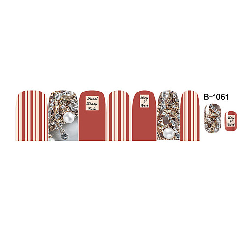 14pcs Nail Art наклейки серии B no.1061
