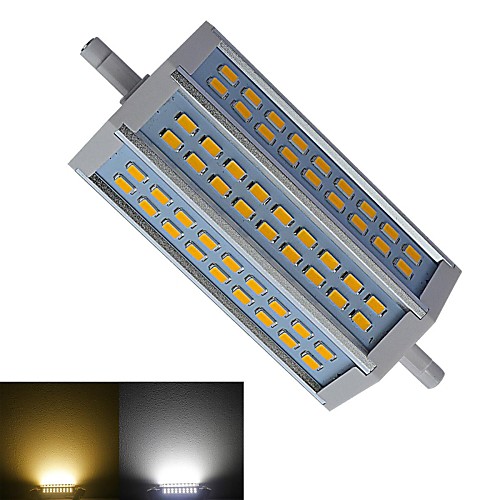 jiawen затемнения R7s 12w 54x5730smd 1100-1150lm 3000-3200k / 6000-6500k теплый белый / белый привело кукурузы лампы (AC85-265V)