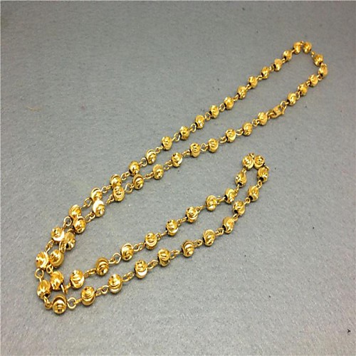 18k золота способа четки цветок ожерелье цепь хип-хоп унисекс
