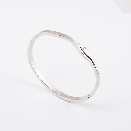 Fashion Siny Fine Stainless Steel Snake Bangle