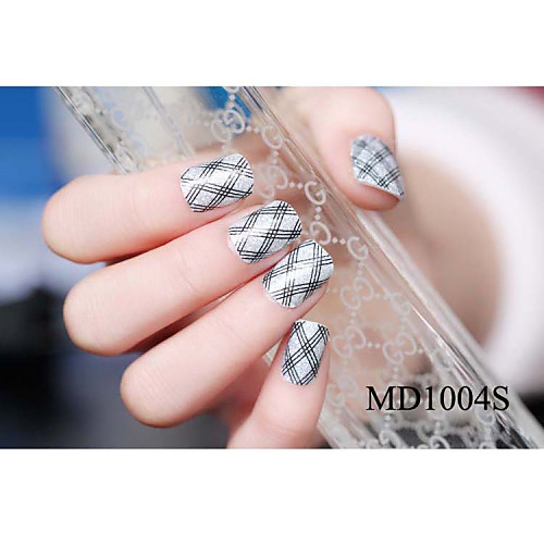 14pcs мода блеск порошок Nail Art Наклейки мкр no.1004s серии