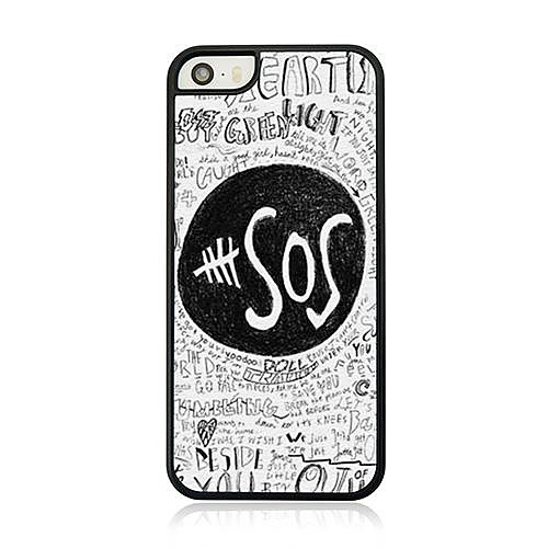 SOS знак кожа рисунок вен жесткий футляр для iPhone 5/5 секунд