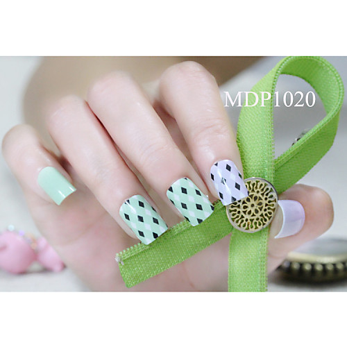14pcs конфеты цвет мультфильм Nail Art Наклейки MDP no.1020 серии