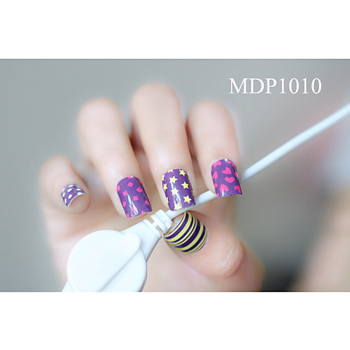 14pcs конфеты цвет мультфильм Nail Art Наклейки MDP no.1010 серии