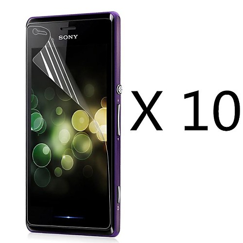 (10 шт) высокой четкости экран протектор для Sony Xperia м