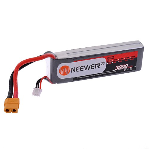 neewer 7.4V 2S 3000mAh 45C Lipo аккумулятор с XT60 разъем радиоуправляемых вертолета плоскости aricraft