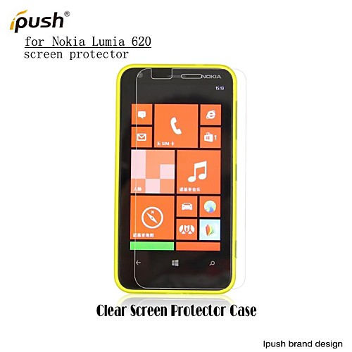 ipush высокая прозрачность экран HD ЖК-протектор для Nokia Lumia 620