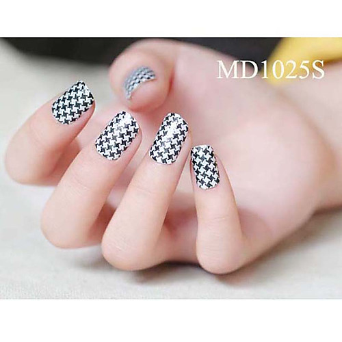 14pcs мода блеск порошок Nail Art Наклейки мкр no.1025s серии