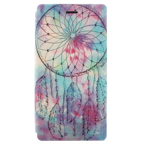 Simple Dreamcatcher Pattern PU Leather Full Body Case with Card for Sony Xperia M2 S50h