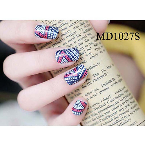 14pcs мода блеск порошок Nail Art Наклейки мкр no.1027s серии