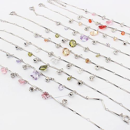 Korean Style Contracted Rhinestone Charm Bracelets (1 pc, Random Color)