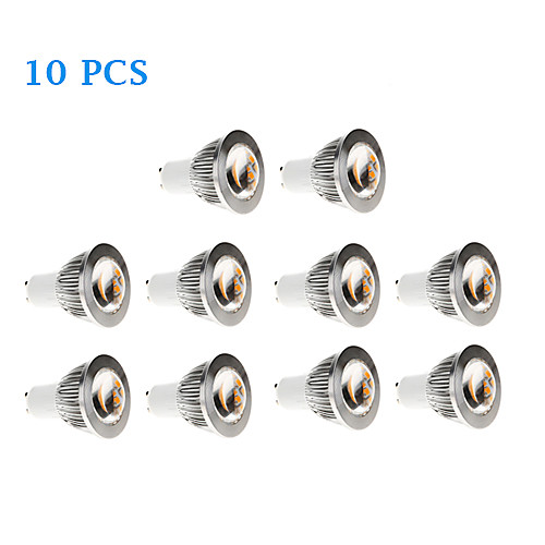 10pcs GU10 7W 30x2835smd 480-580lm 3500k / 6000k теплый белый холодный белый мозоль СИД фонари (220-240 В переменного)