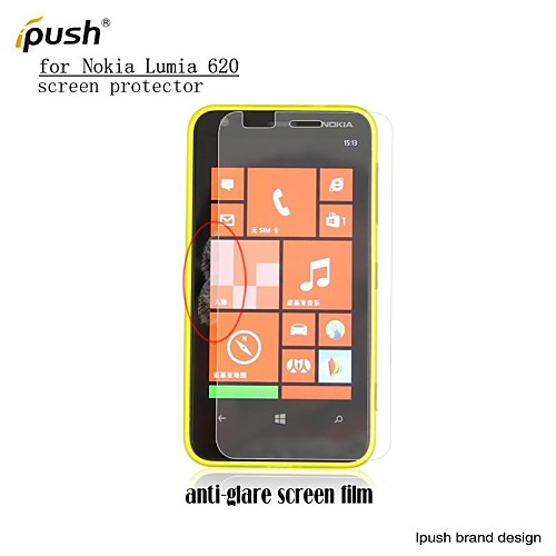 ipush высокая прозрачность Матовый экран ЖК-протектор для Nokia Lumia 620