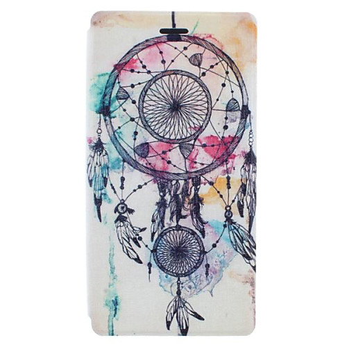 Dreamcatcher Windbell PU Leather Full Body Case with Card for Sony Xperia M2 S50h